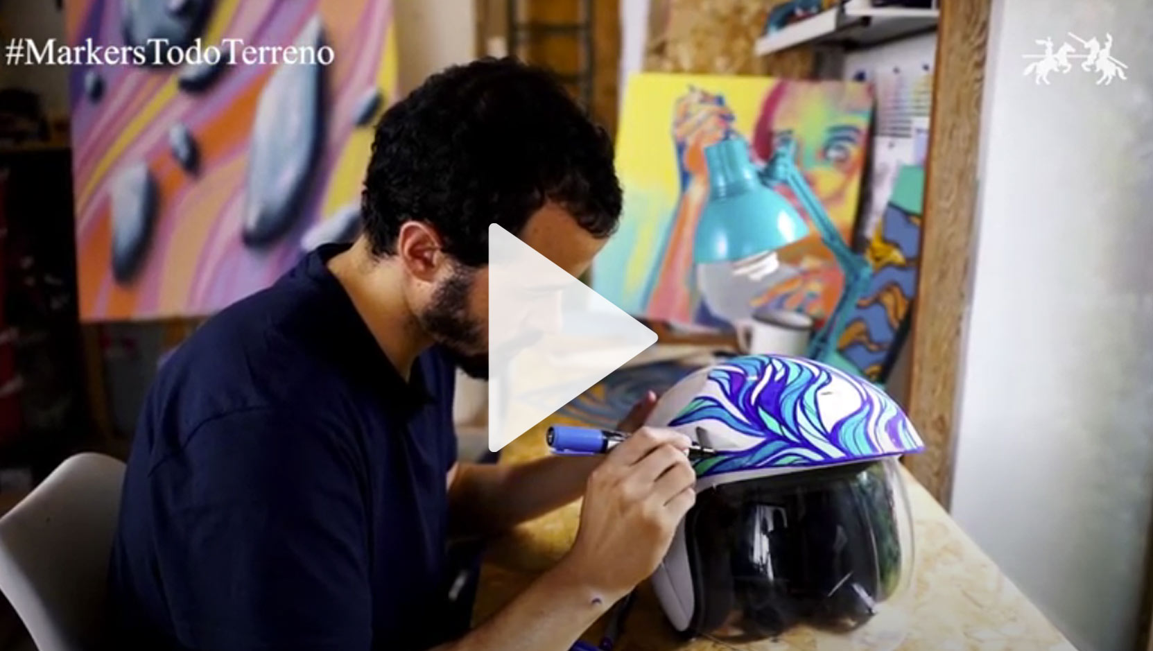 Casco de moto - Oso de agua